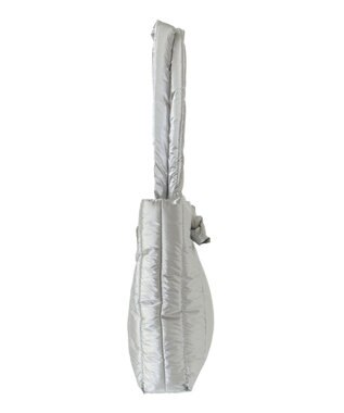 Green Parks ・ｆｕｒｒｙ　ｒａｔｅ　シャイニーキルティングバッグ Silver