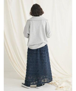 CRAFT STANDARD BOUTIQUE 　裏毛セーラーカラーＺＩＰプルオーバー Gray Mixture