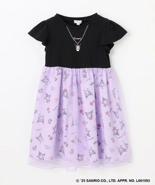ANY KIDS 【any FAM ×サンリオキャラクターズ】ネックレス風 ワンピース クロミ×ブラック