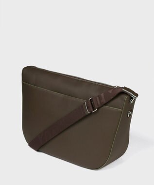 Paul Smith ロゴエンボス ショルダーバッグ ダークブラウン