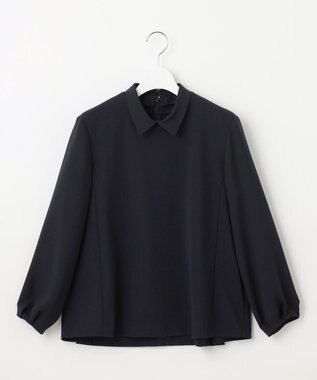 J.PRESS LADIES S ジョーゼットジャージー カットソー ネイビー系