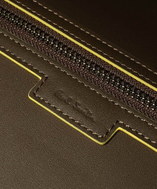 Paul Smith ロゴエンボス ショルダーバッグ ダークブラウン