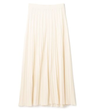 BEIGE， MONSTERA / ニットスカート Ecru