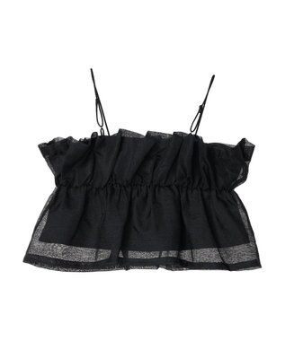 Green Parks シアーキャミビスチェ Black