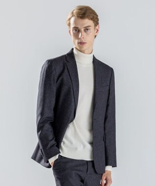 JOSEPH HOMME 新素材【セットアップ対応】カラーネップストレッチ 　テーラードジャケット グレー系