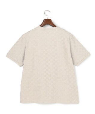J.PRESS MEN ジャケットインの最適解【接触冷感 / 吸水速乾】【J.PRESS PREMIUM JERSEY】アーガイルリンクス Tシャツ グレー系