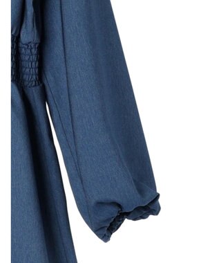 earth music&ecology デニムライクワンピース Blue