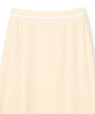 BEIGE， 【洗える】CINDY / フレアスカート Sheer Orange × White