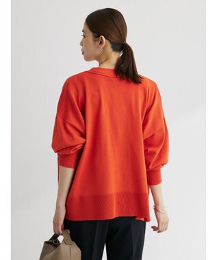 Green Parks 洗える　ショート丈カーディガン Orange