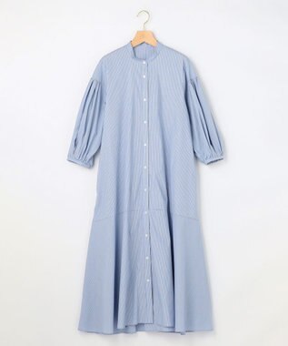 組曲 コンパクトシャーティング ワンピース ブルー系1