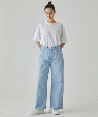 caqu 80's slim baggy バギーフィットワイドデニム 7years