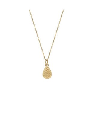 blancotokyo 【金属アレルギー対応】ドロップモチーフネックレス ELIM ゴールド