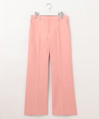 自由区 【接触冷感・UVカット・吸水速乾・洗える】シェルタリングオックスストレート パンツ ピンク