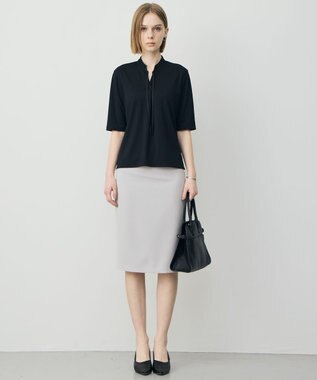 ICB 【先行予約】 レーヨンライクトロ タイトスカート ライトグレー