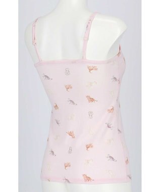 une nana cool 猫プリント カップ付きキャミソール RP