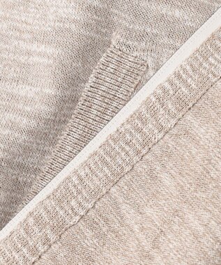 JOSEPH ABBOUD 【イタリア糸使用/清涼感/軽い/洗える】スラブギマニット ジップ ジャケット ベージュ系