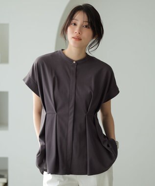 ANY SIS S カナパウエストタック プルオーバー スレート