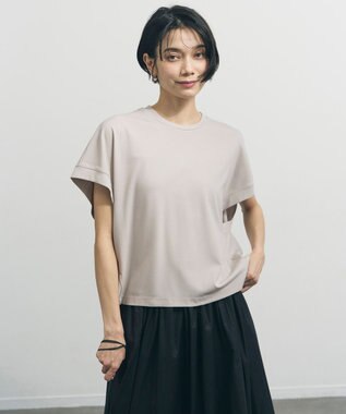 UNFILO 【一部店舗限定カラー】BEAUTY FORM-T コクーンTシャツ グレージュ