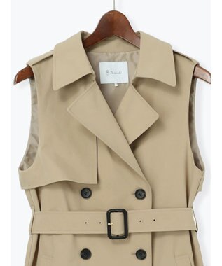 Te chichi ロングトレンチジレ ベージュ