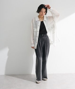 Green Parks 表面感タンクトップ Black