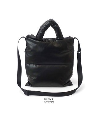 ROOTOTE 1998【軽量：ショルダー】/ LT.サコッシュ.フェザー.カラー-A 01：ブラック