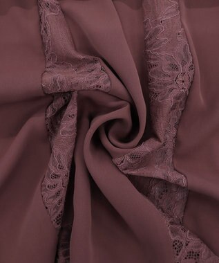 Tiaclasse 【洗える】レース切り替えフレアワンピース ピンク