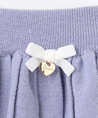 ANY KIDS プリーツニットスカート サックスブルー