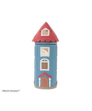 genten MOOMIN collection ペンケース「ムーミンやしき」 ブルー