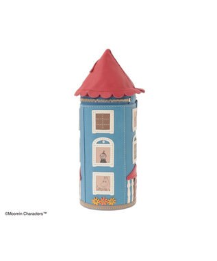 genten MOOMIN collection ペンケース「ムーミンやしき」 ブルー