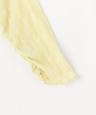 ANY L レースインナートップス イエロー