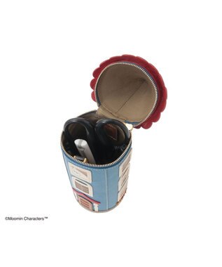 genten MOOMIN collection ペンケース「ムーミンやしき」 ブルー