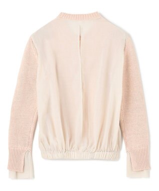 BEIGE， 【洗える・CLUEL 4月号掲載】COMFREY / オーガニックコットンクルーネックニット Nude