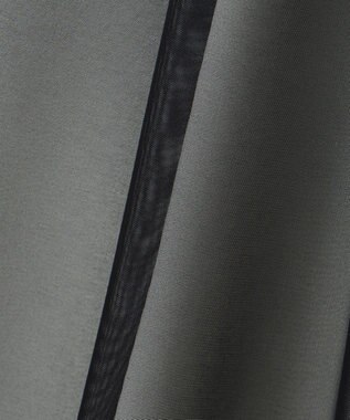 ICB L 【洗える】 シアーレイヤードパンツ ブラック系