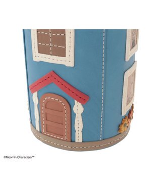 genten MOOMIN collection ペンケース「ムーミンやしき」 ブルー