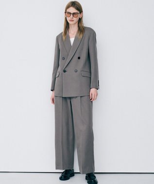 uncrave プルーフウールライクツイル ジャケット グレージュ