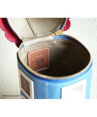 genten MOOMIN collection ペンケース「ムーミンやしき」 ブルー