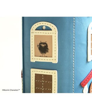 genten MOOMIN collection ペンケース「ムーミンやしき」 ブルー