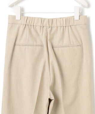 ICB L 【接触冷感・速乾・洗える】T.R.Liプレーンウィーブ ストレートパンツ フラックス系