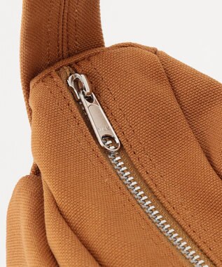 YUSHI ARLE - FLAP SHOULDER　帆布ショルダーバッグ キャメル