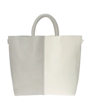 Green Parks ・ｃａｃｈｅ　ｃａｃｈｅ　バイカラーフェイクレザートート