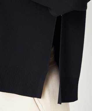 NAVE 【ReNAVE・洗える】スムースニット プルオーバー ブラック系