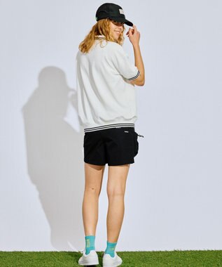 PW CIRCULUS 【WOMEN】ビッグポケットショーツ ゴルフウェア レディース ブラック系