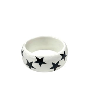 WEGO Lモチーフパターンアクリルバングル
