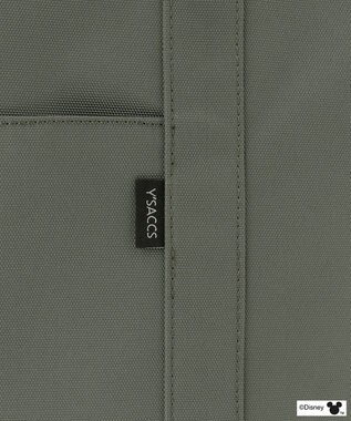 Y'SACCS 【Disney Collection】シルエットプリントトートバッグ　Lサイズ グレー