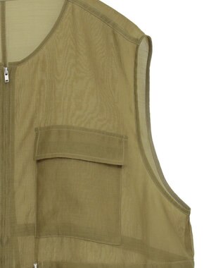 AMERICAN HOLIC シアードロストＷポケットベスト Olive