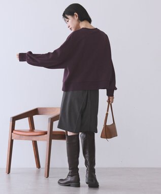 AMERICAN HOLIC イージーケアタックハーフパンツ Gray Mixture