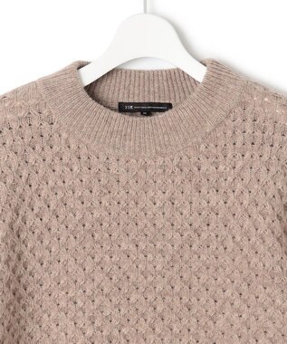 23区 【一部店舗限定/洗える】ハニカム ニット ベージュ系