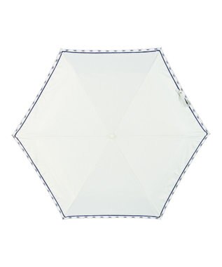 MOONBAT estaa 晴雨兼用 折りたたみ傘 オーガンジーマーガレット 日傘 遮光 遮熱 UV ホワイト