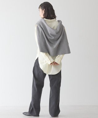 AMERICAN HOLIC ＵＶカットリサイクルコットンオックスシャツ Stripe Yellow