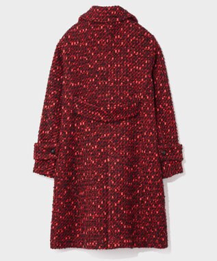 GRACE CONTINENTAL ツイードチェスターコート レッド